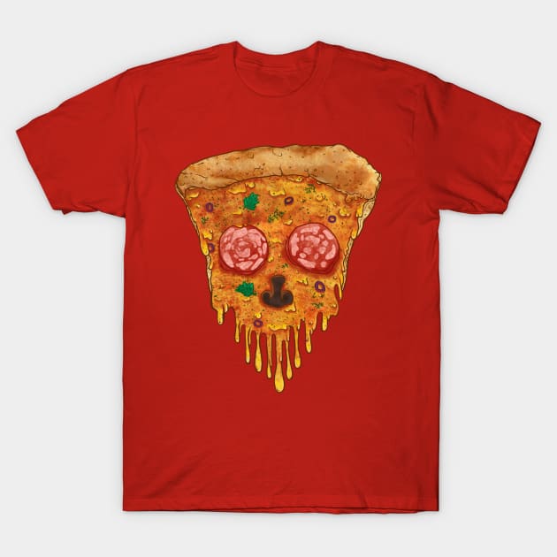 Pizza de los muertos T-Shirt by opippi